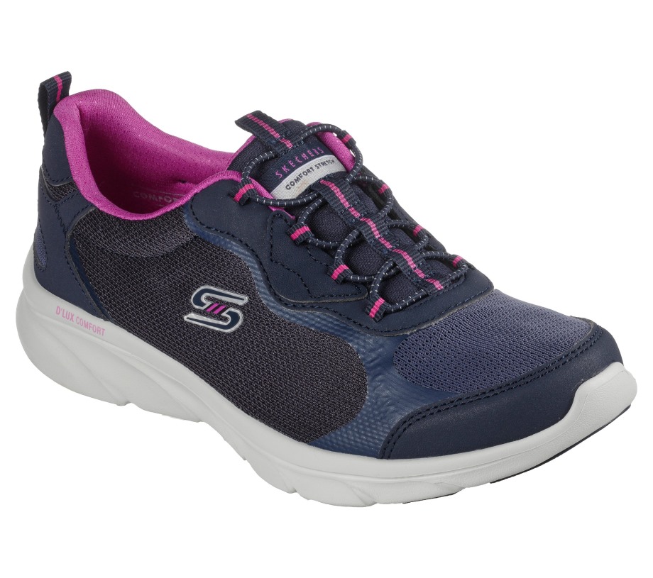 Relaxed Fit D'Lux Comfort Bliss Galore Skechers Navy Purple