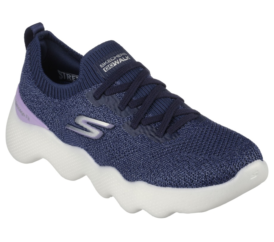 Skechers GO WALK Massage Fit Upsurge Navy Lavender