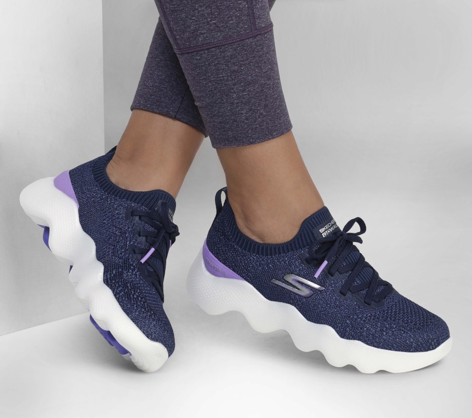 Skechers GO WALK Massage Fit Upsurge Navy Lavender