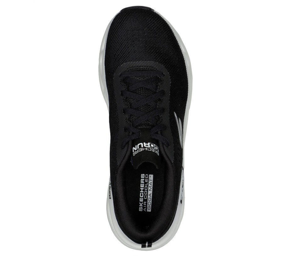 GOrun Swirl Tech Skechers Black White