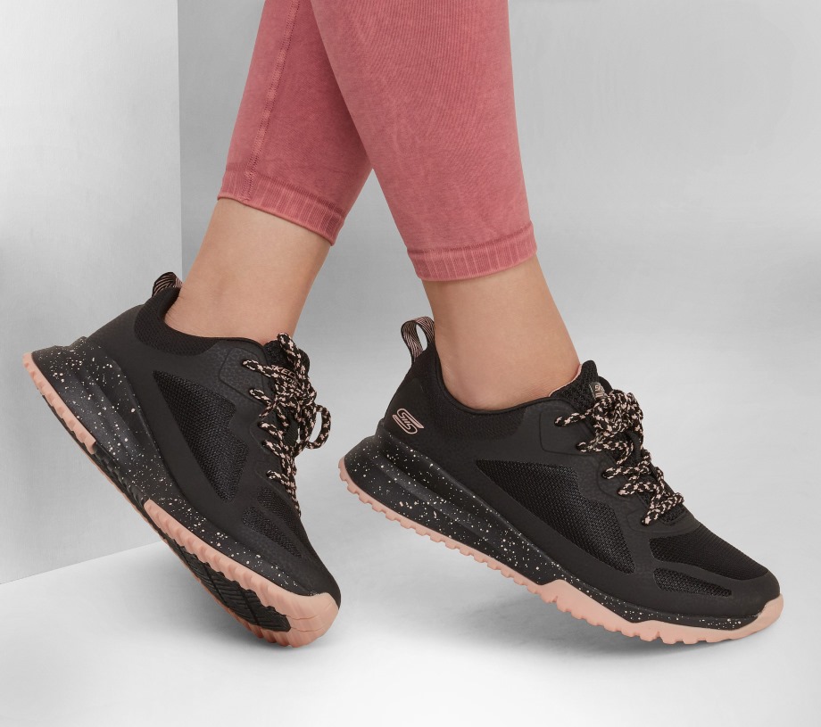 BOBS Sport Squad 3 Star Flight Black Skechers