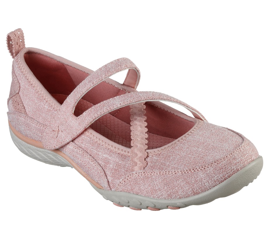 Skechers Relaxed Fit Breathe-Easy Bright Beauty Rose