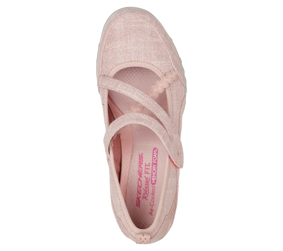 Skechers Relaxed Fit Breathe-Easy Bright Beauty Rose