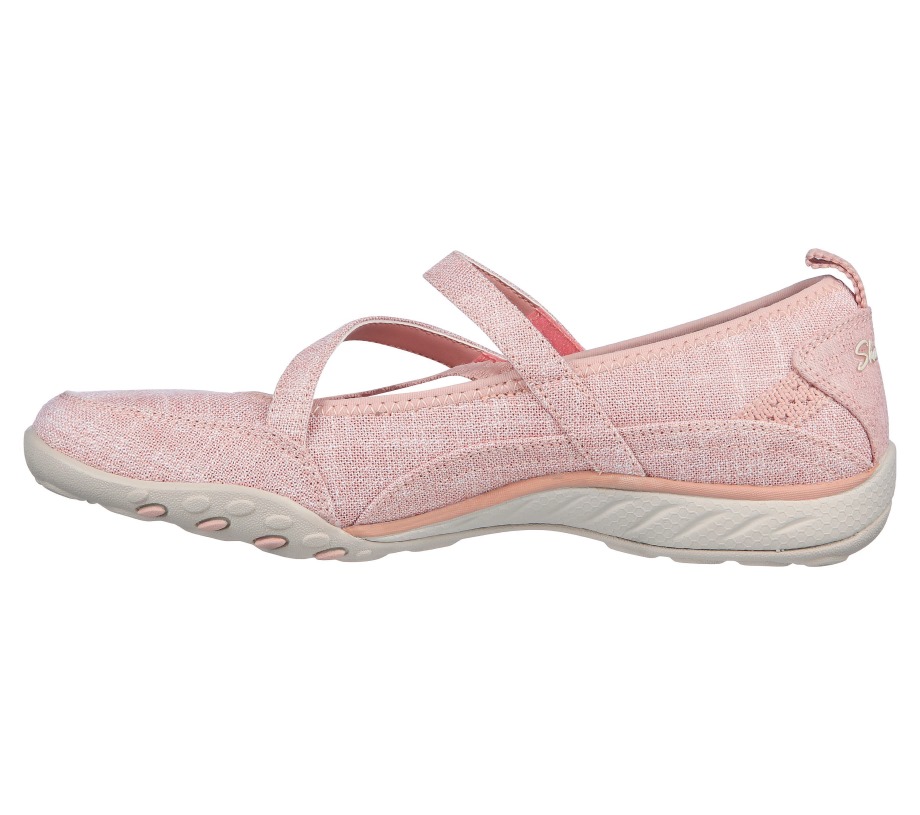 Skechers Relaxed Fit Breathe-Easy Bright Beauty Rose