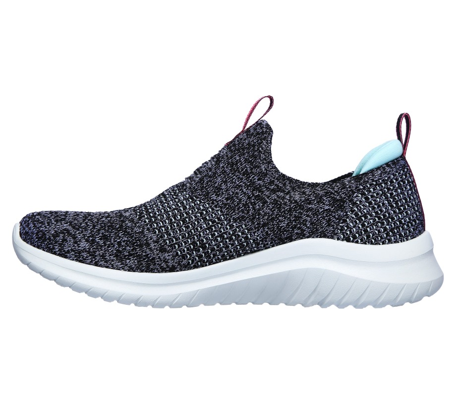 Skechers Ultra Flex 2.0 Pretty Dazzling Black White