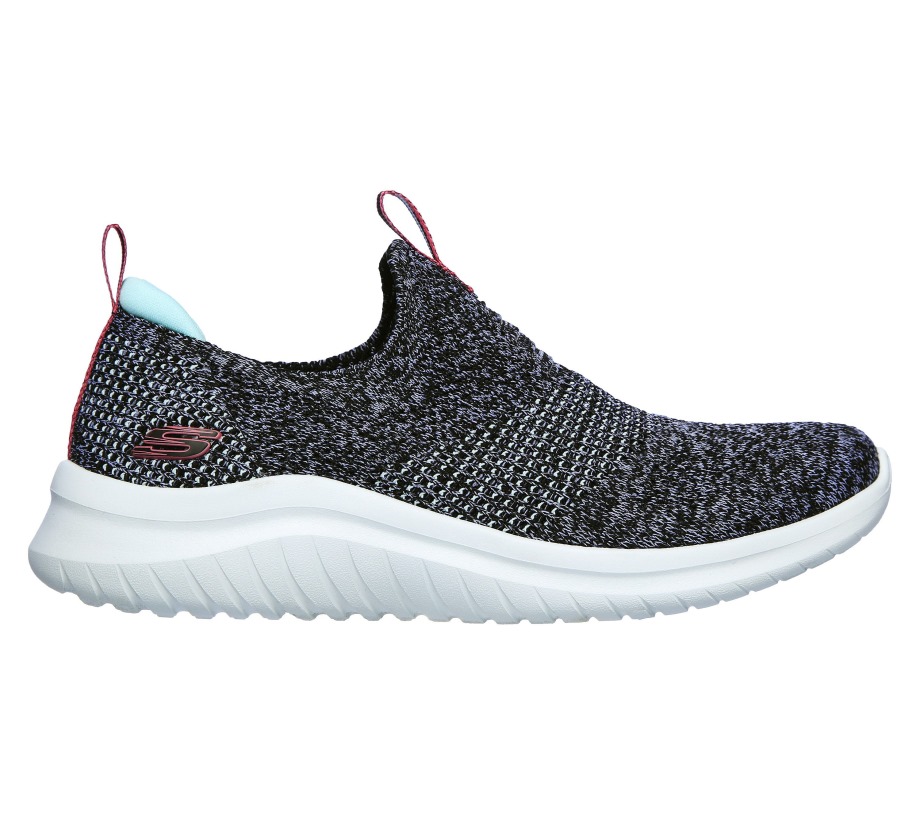 Skechers Ultra Flex 2.0 Pretty Dazzling Black White