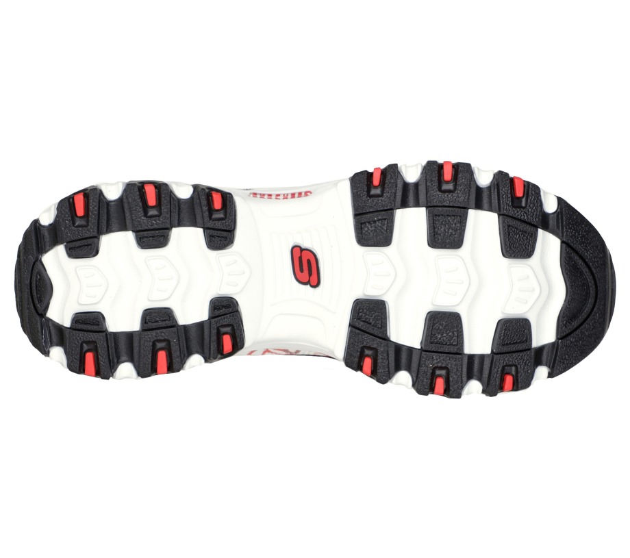 x JGoldcrown D'Lites Cupid Charm White Red Black Skechers