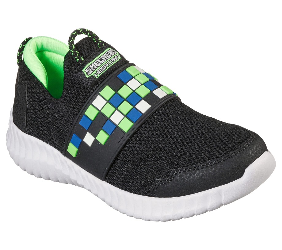 Mega-Craft Elite Flex Cuboflex Black Lime Skechers