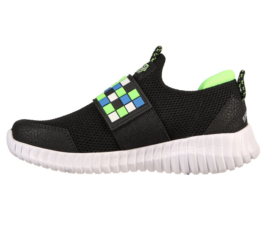 Mega-Craft Elite Flex Cuboflex Black Lime Skechers