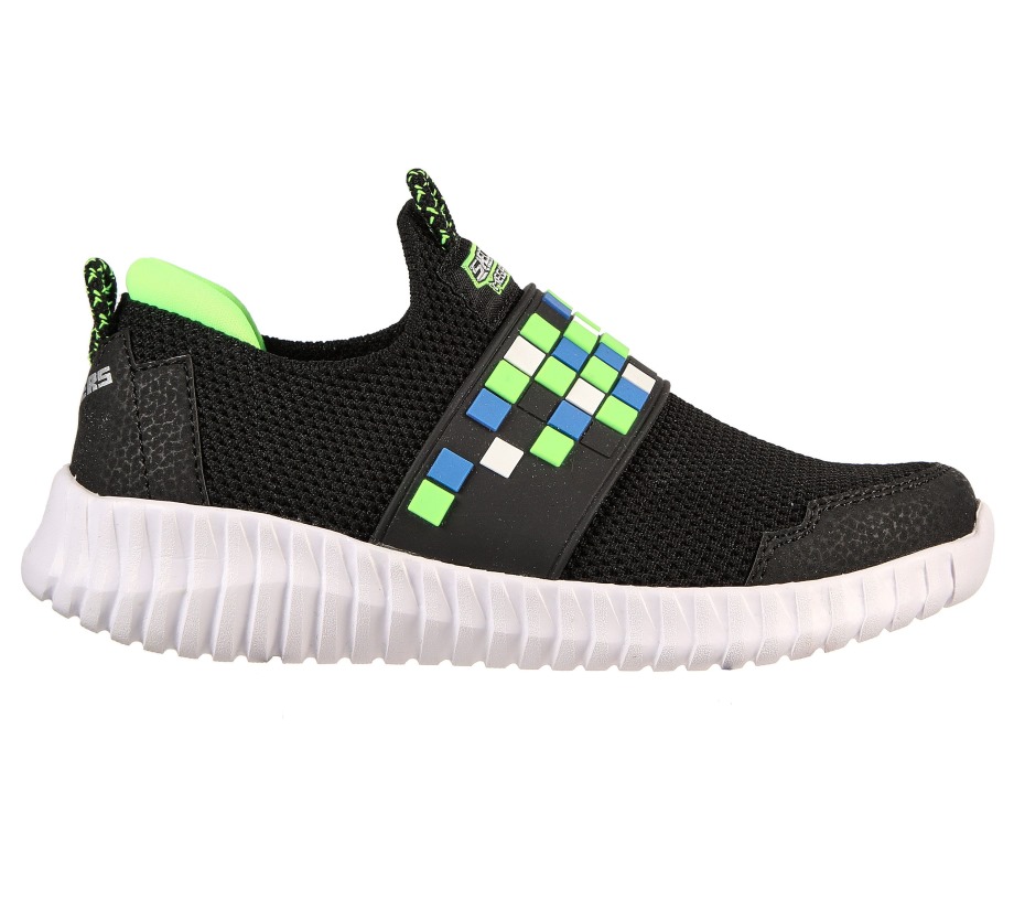 Mega-Craft Elite Flex Cuboflex Black Lime Skechers