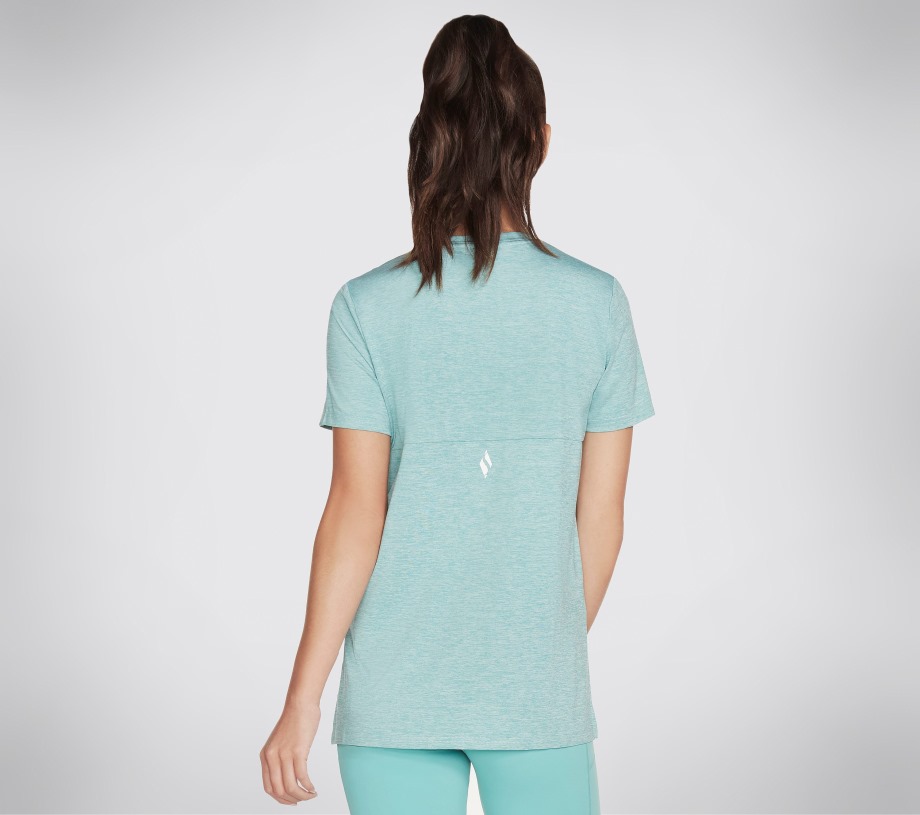 Skechers Apparel Diamond Blissful Tee Turquoise