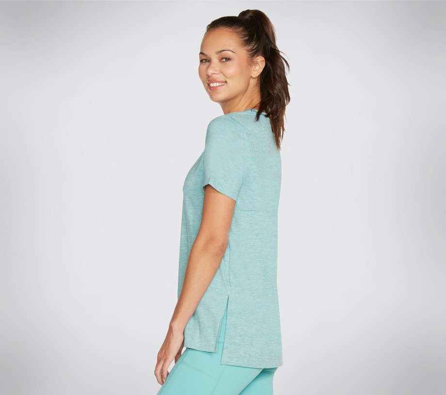 Skechers Apparel Diamond Blissful Tee Turquoise