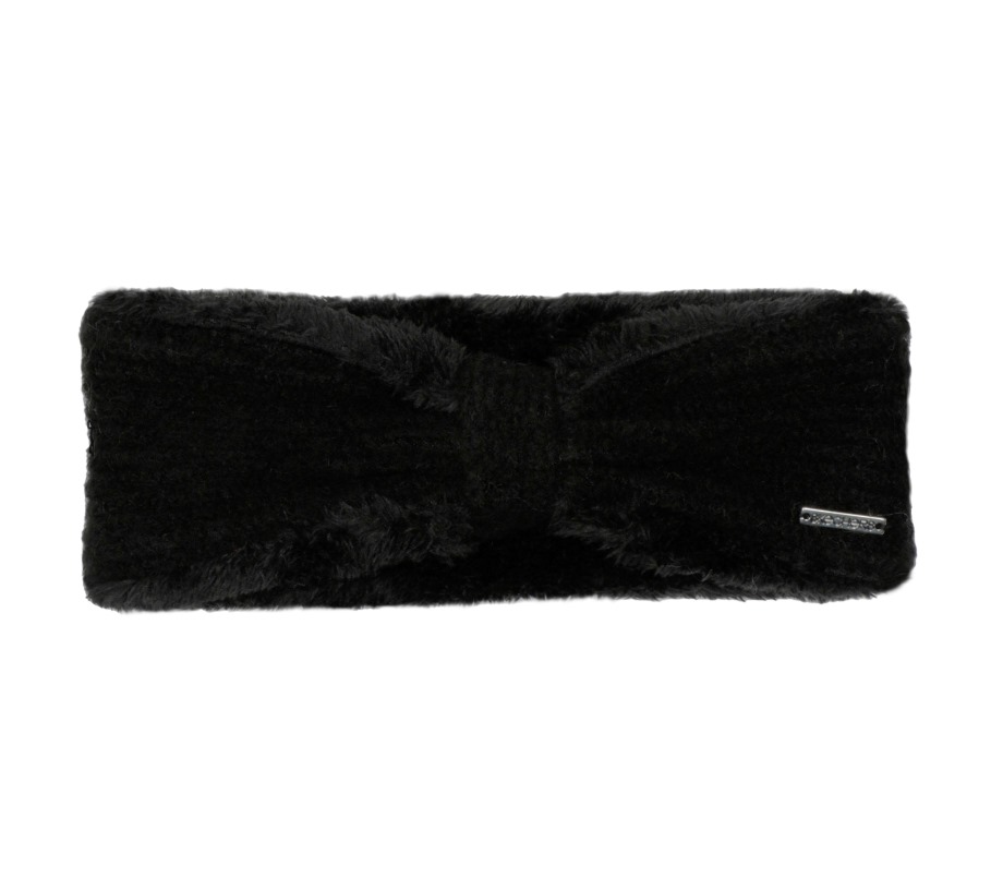 Ribbed Bow Headwrap Black Skechers