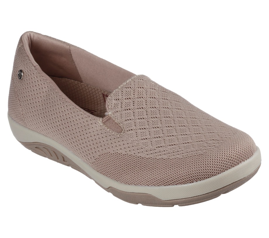 Relaxed Fit Arch Fit Reggae Cup Rivers Skechers Taupe