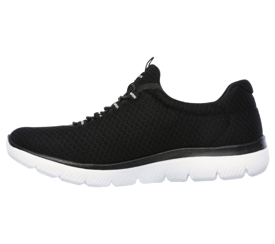 Summits Black White Skechers