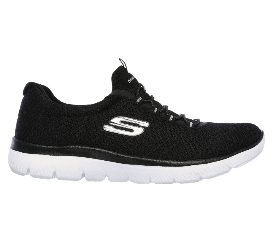 Summits Black White Skechers