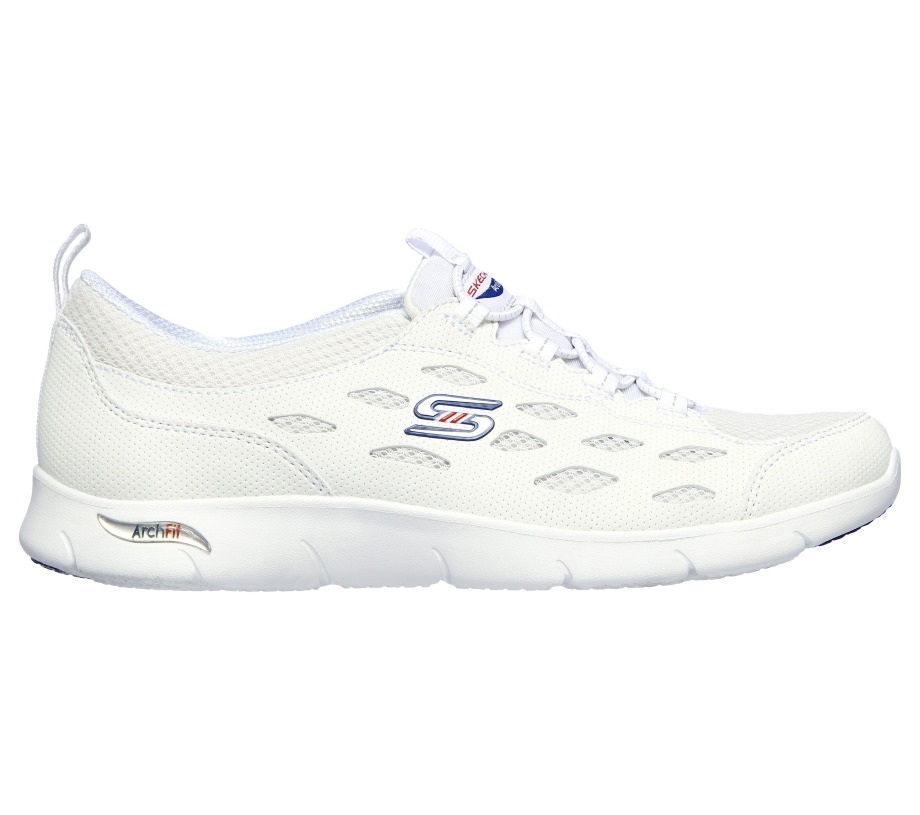 Arch Fit Refine Skechers White Navy