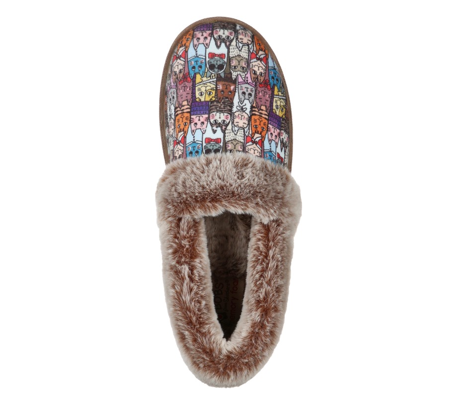 Skechers BOBS Too Cozy Chic Cat Multi