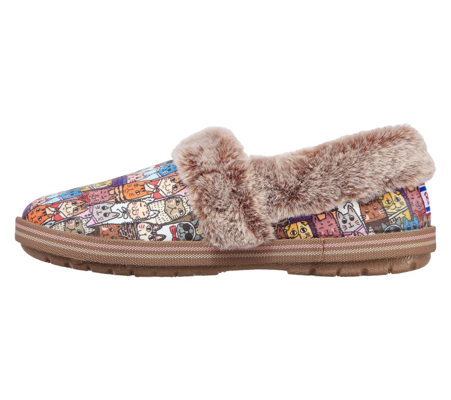 Skechers BOBS Too Cozy Chic Cat Multi