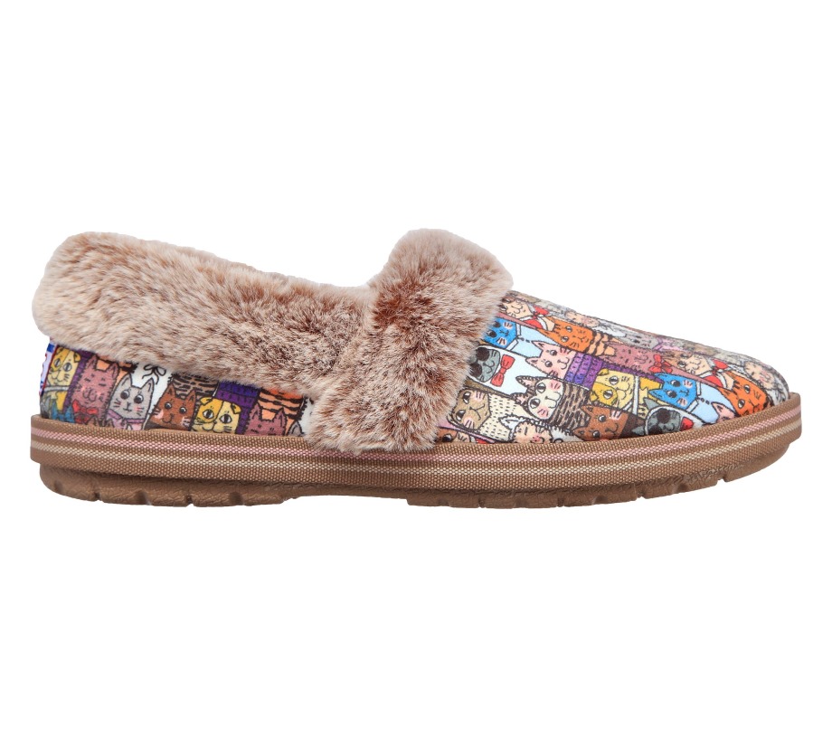 Skechers BOBS Too Cozy Chic Cat Multi