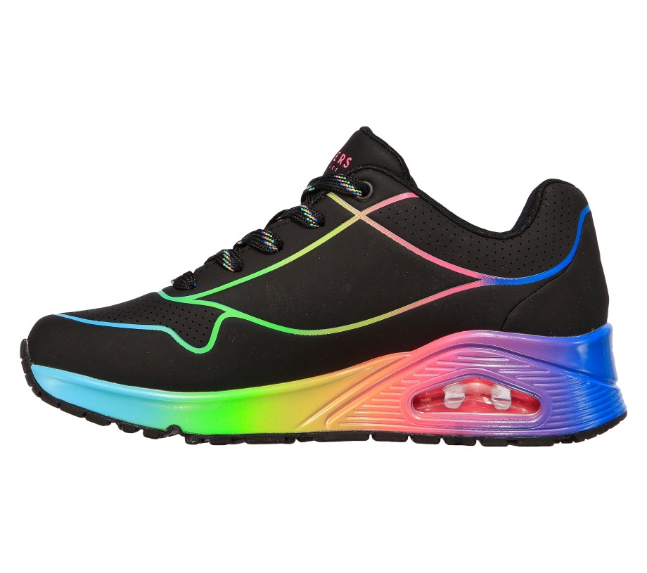 Skechers Uno Pop of Sunshine Black Multi