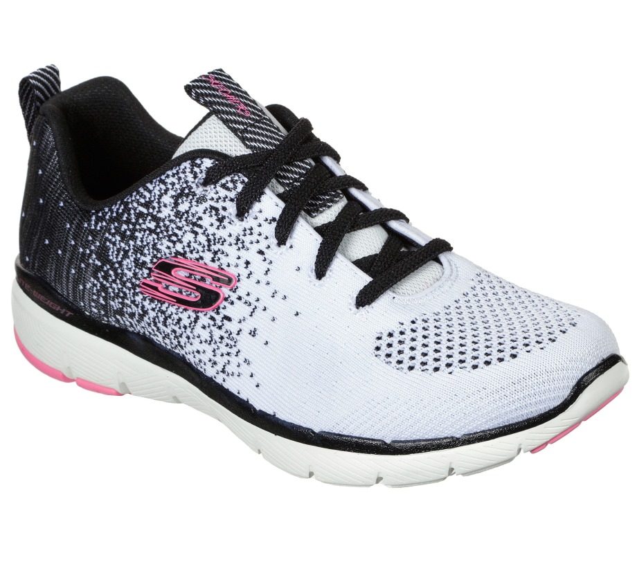 Flex Appeal 3.0 She's Iconic White Black Skechers