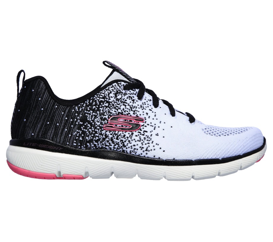 Flex Appeal 3.0 She's Iconic White Black Skechers