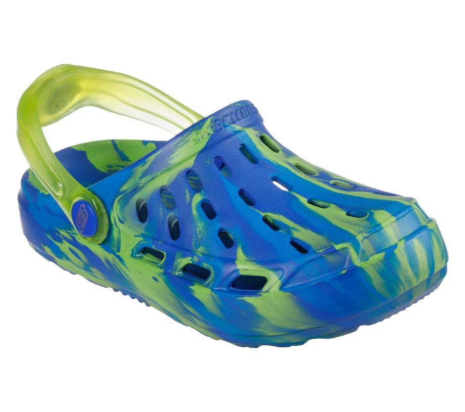 Foamies Swifters Transluminator Blue Lime Skechers