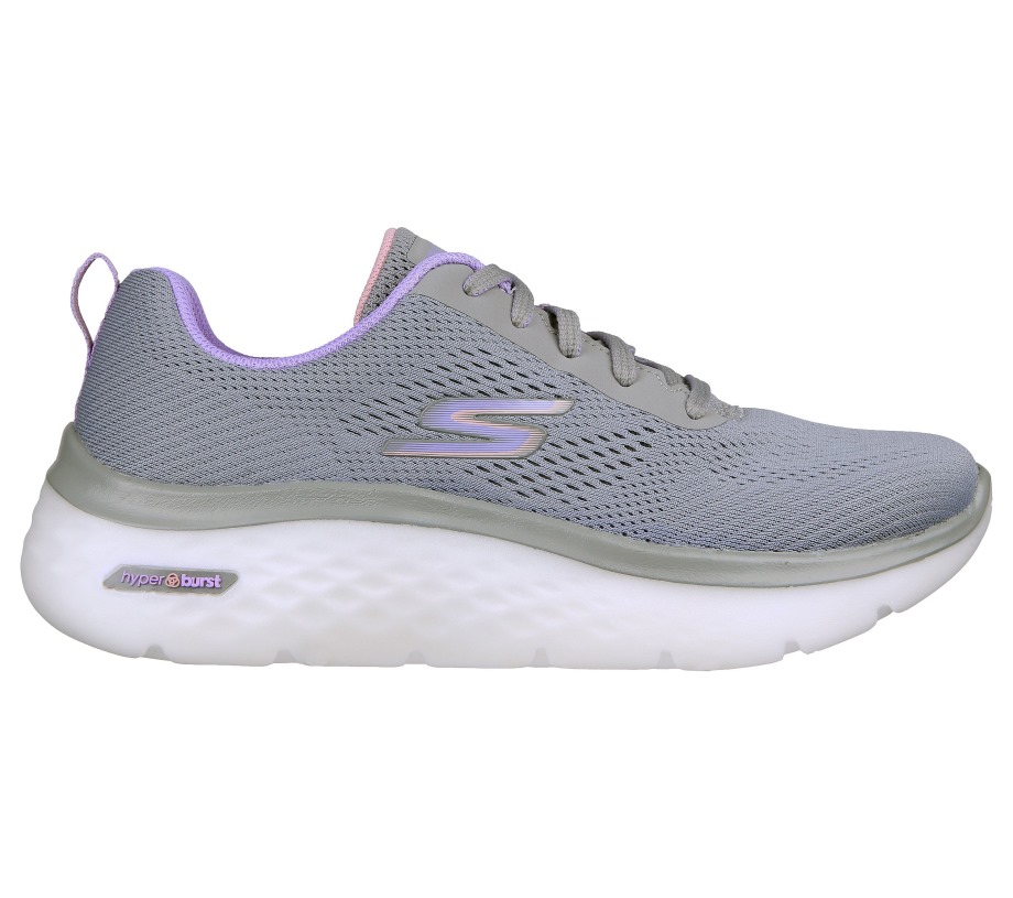 Skechers GOwalk Hyper Burst Gray Purple