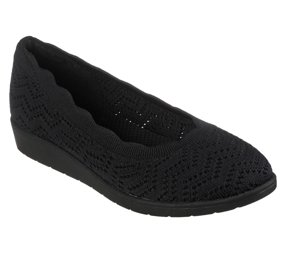 Skechers Cleo Flex Wedge New Days Black