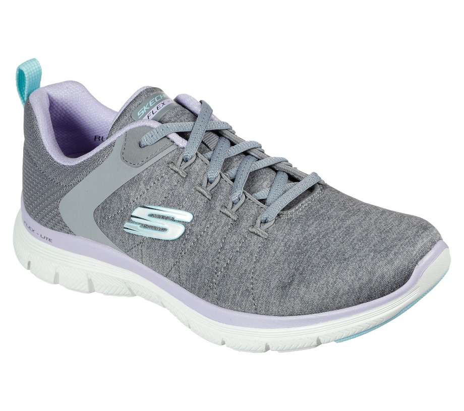Flex Appeal 4.0 Gray Lavender Skechers
