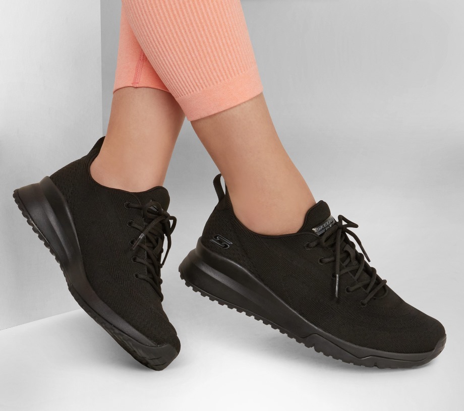 BOBS Sport Squad 3 Color Swatch Black Skechers