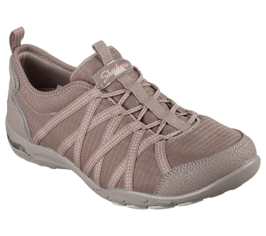 Relaxed Fit Arch Fit Comfy Paradise Found Taupe Skechers