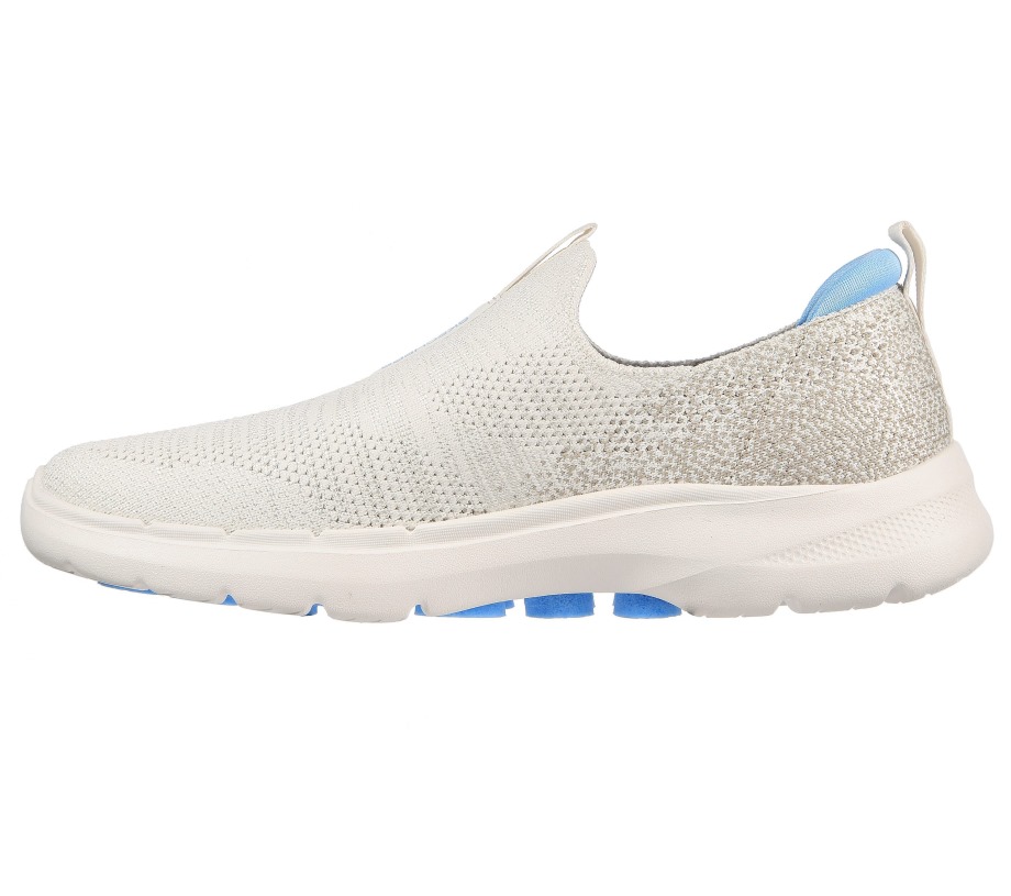 GOwalk 6 Glimmering Skechers Natural Blue