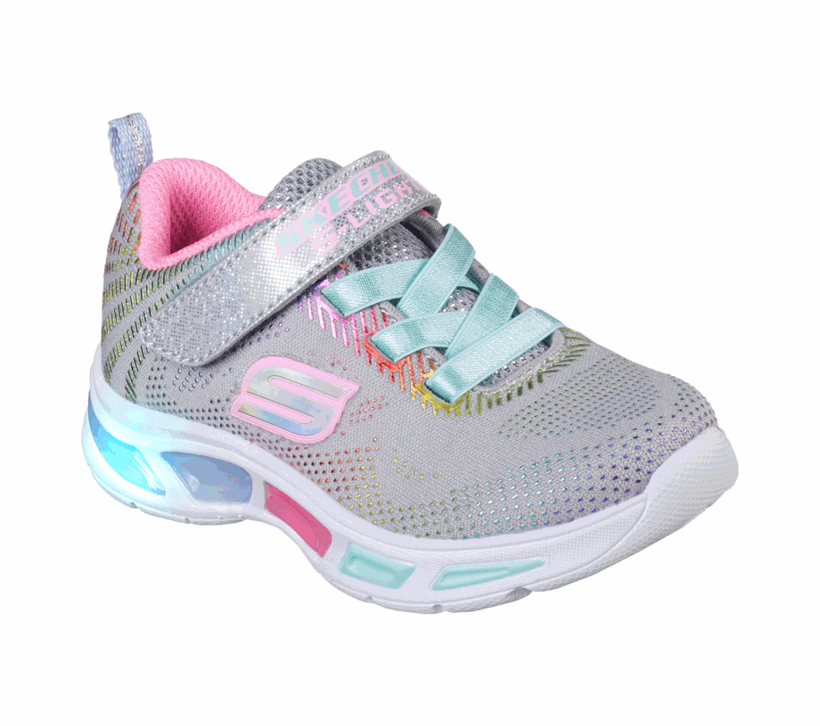 S Lights Litebeams Gleam N' Dream Skechers Gray Multi