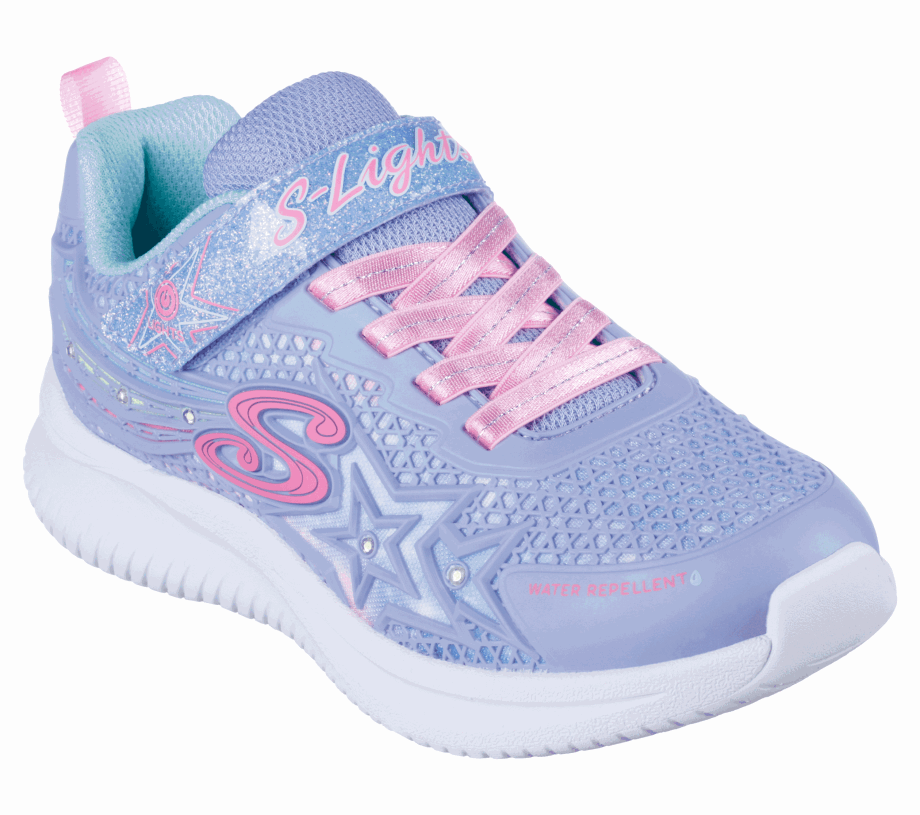 Skechers S Lights Jumpsters Wishful Star Lavender Pink