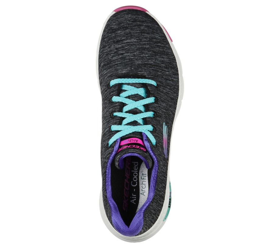 Arch Fit Pillow Walker Skechers Black Multi