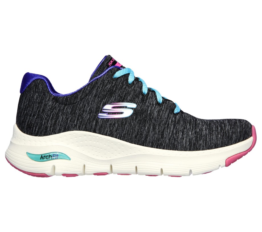 Arch Fit Pillow Walker Skechers Black Multi