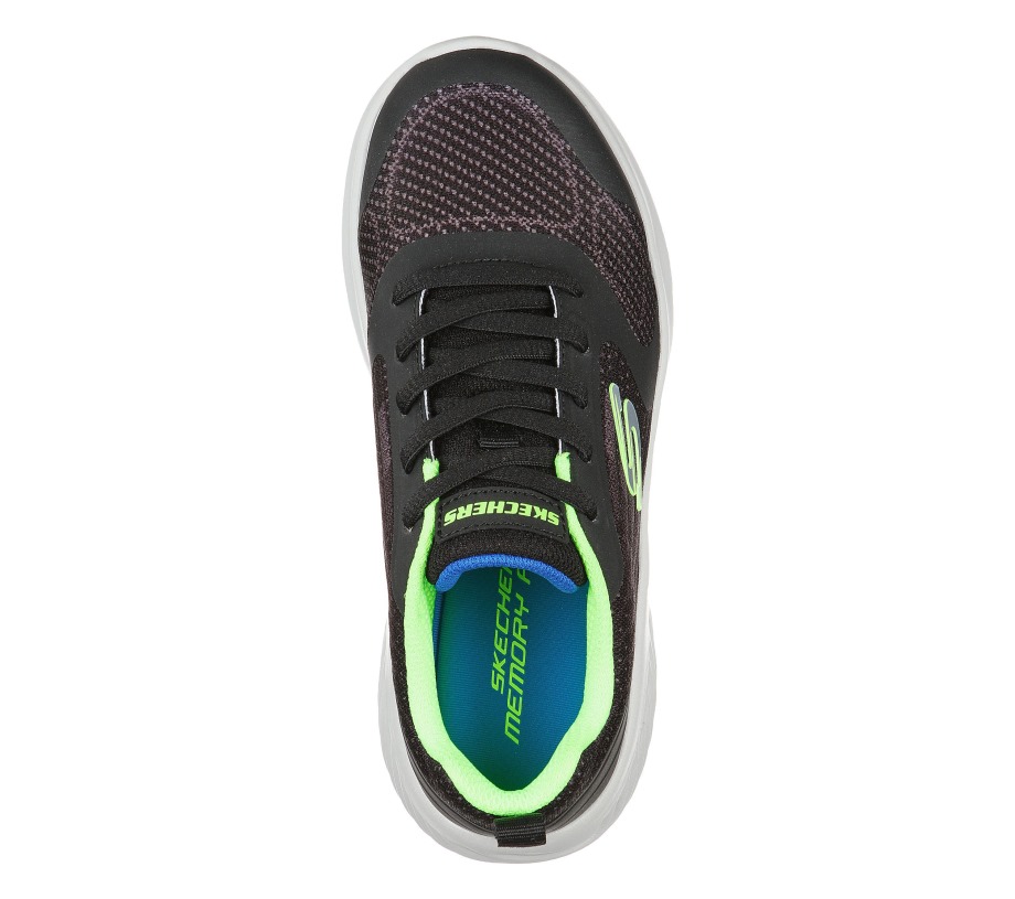 Bounder Verkona Black Lime Skechers