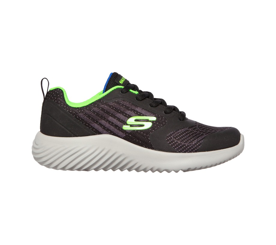 Bounder Verkona Black Lime Skechers