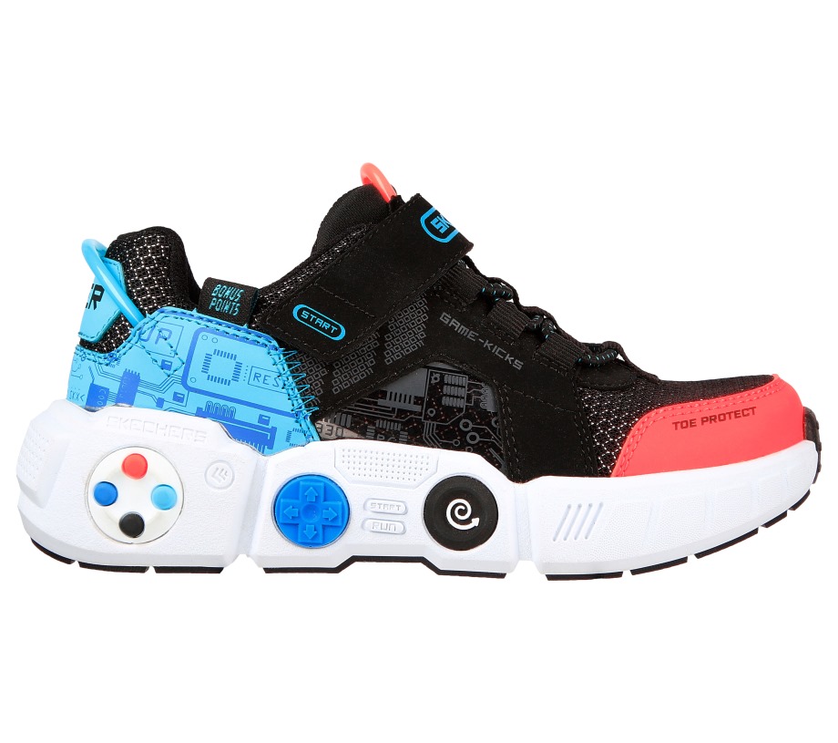 Skechers Game Kicks Gametronix Black Multi