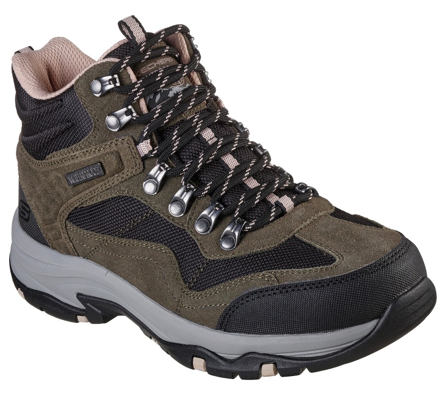 Relaxed Fit Trego Base Camp Skechers Olive Black