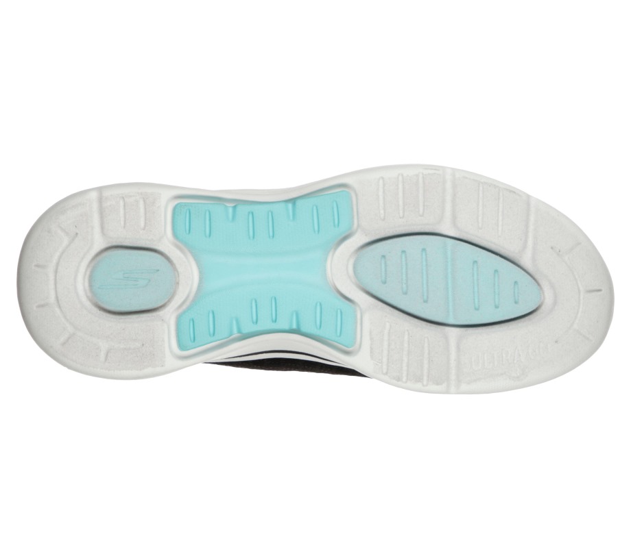 GOwalk Arch Fit Unify Black Aqua Skechers