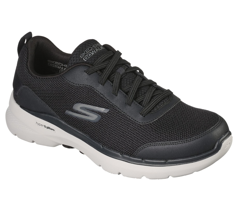 GOwalk 6 Bold Knight Skechers Black