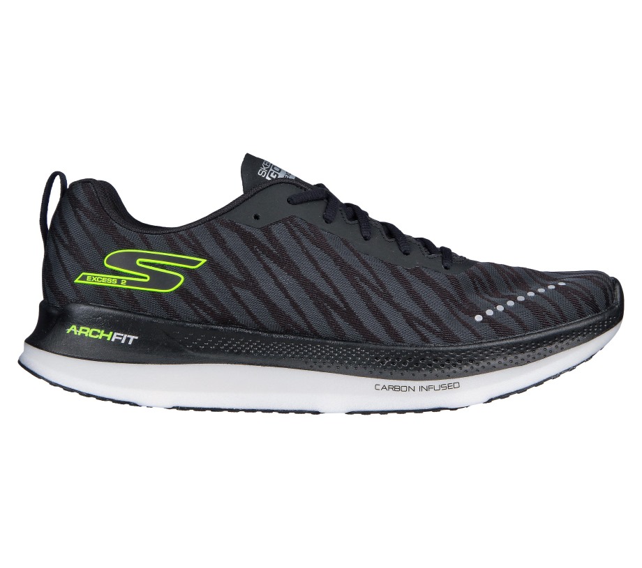 Skechers GO RUN Razor Excess 2 Black White