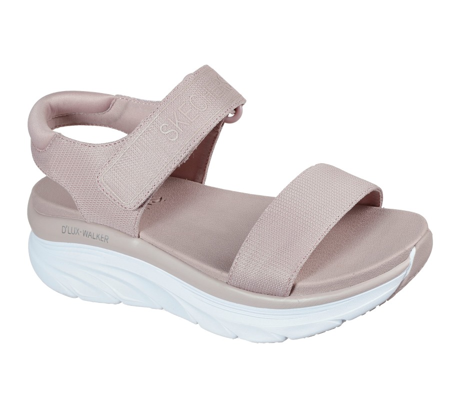 Skechers Relaxed Fit D'Lux Walker New Block Blush Pink