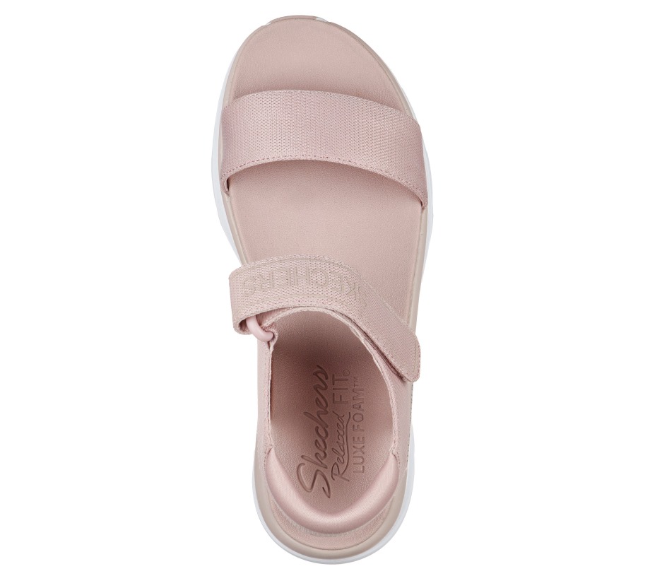 Skechers Relaxed Fit D'Lux Walker New Block Blush Pink