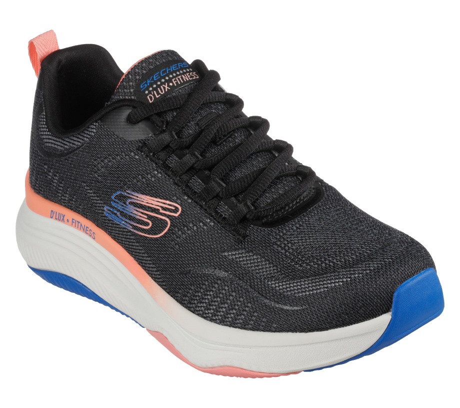 Skechers D'Lux Fitness Black Multi