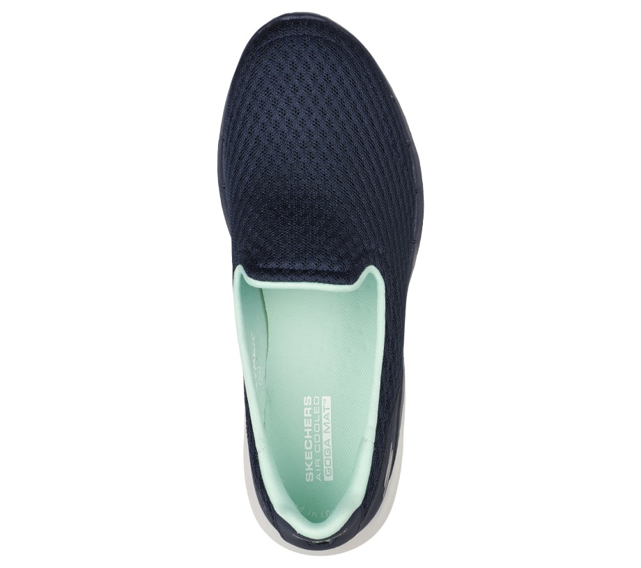 GOwalk 6 Big Splash Skechers Navy Turquoise