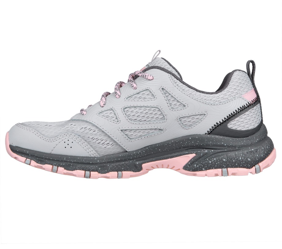 Hillcrest Pure Escapade Gray Pink Skechers